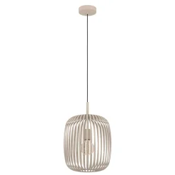 Sale Eglo LED Pendelleuchte Romazzina sandfarben
