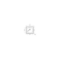 Discount Pyramis Einbauspuele E 33 Edelstahl glatt