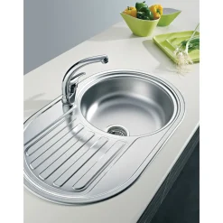 Clearance Pyramis Einbauspuele SRMini glatt 92 mmDrehexcenter