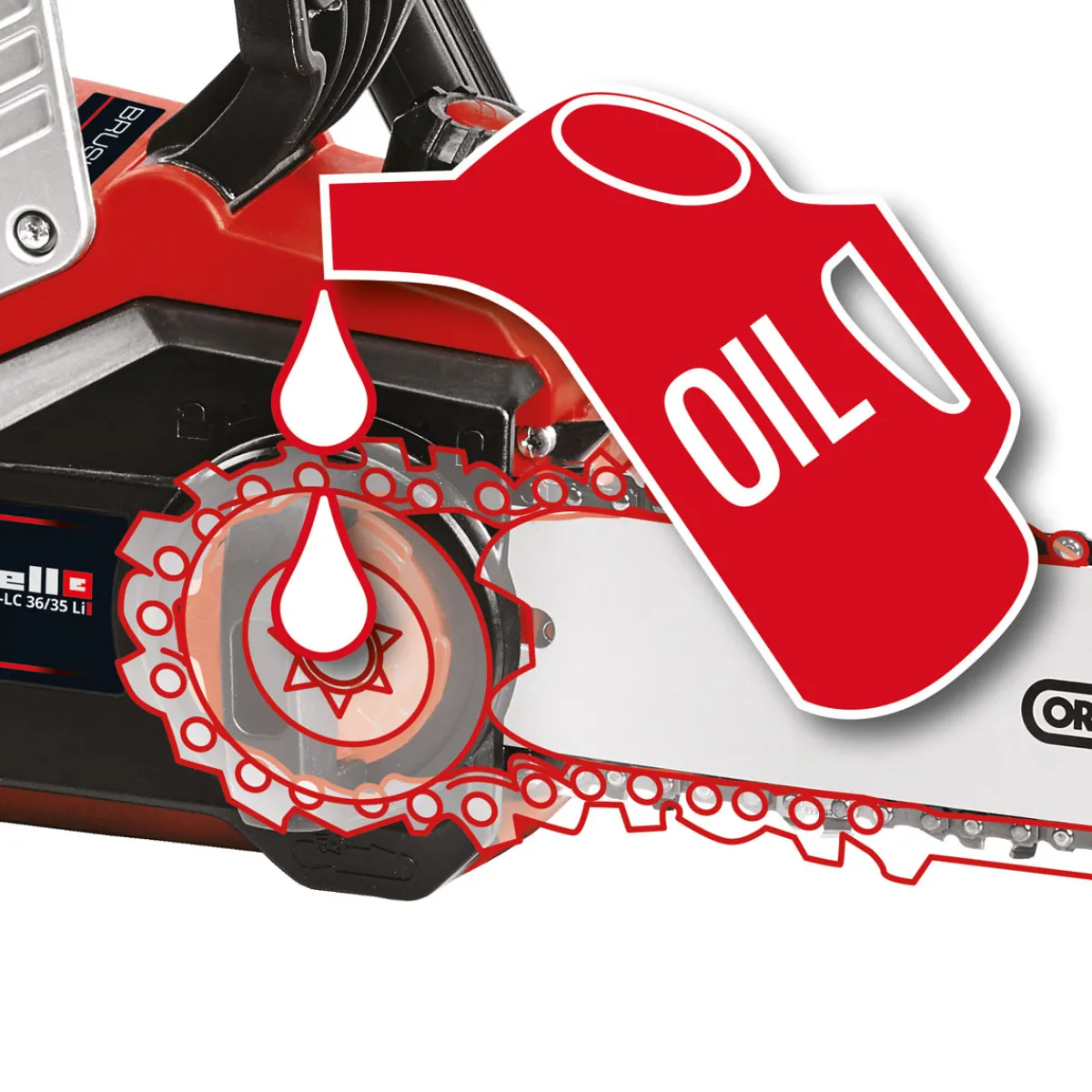 Sale Einhell Akku-Kettensäge GP-LC 36/35 Li-Solo