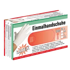 Best Einmalhandschuh Latex Classic Größe M weiß 100 Stück
