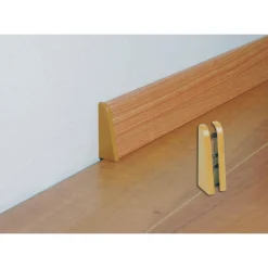 Clearance Endkappe 19 x 58 Eiche dunkel