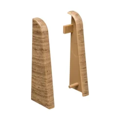 Clearance Endkappe 19 x 58 Eiche dunkel