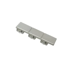 Best Gardinia Endstück für 3lfg Schine silber