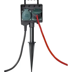 New Brennenstuhl Erdspies-Steckdose 4-fach 1,5m Kabel
