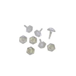 Gardinia Faltenstecker glasklar