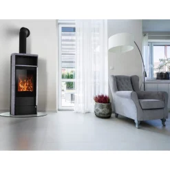 Discount fireplace Kaminofen Teramo RLU Speckst.