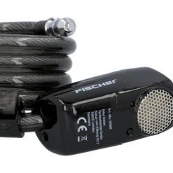Discount Fischer Bikes Alarm-Spiralschloss 120 cm 12 mm