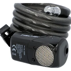 Discount Fischer Bikes Alarm-Spiralschloss 120 cm 12 mm