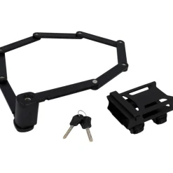Best Fischer Bikes Faltschloss mit Halter 110 cm