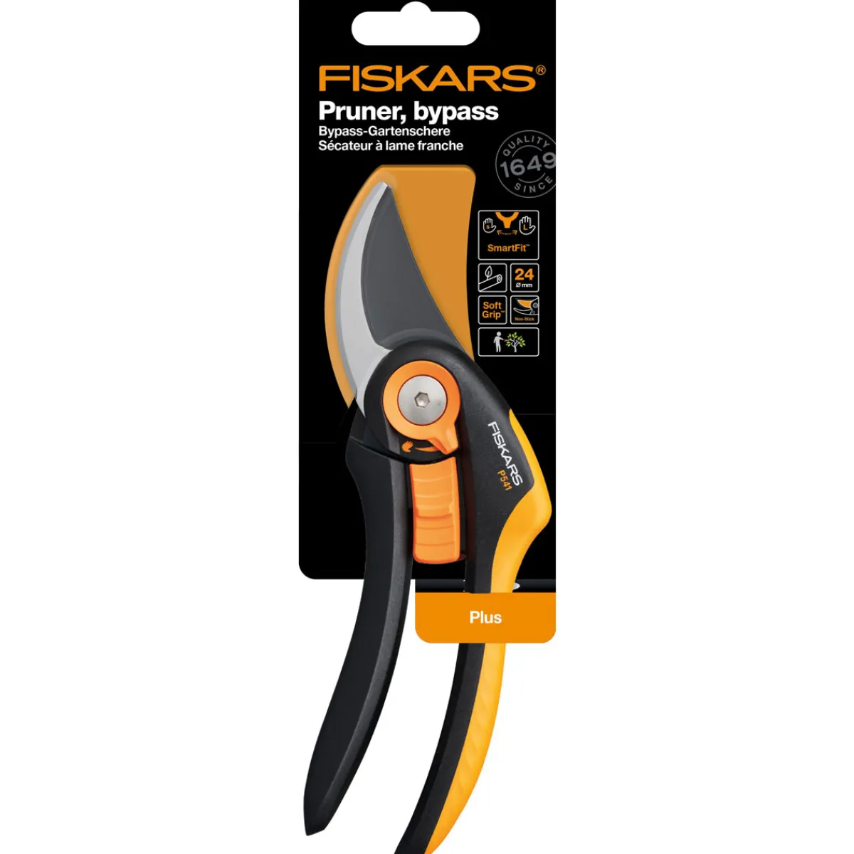 Sale Fiskars Gartenschere Plus SmartFit P541 Bypass