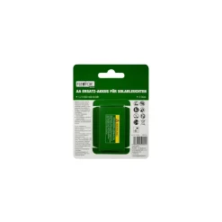 Hot Flector Garten Ersatz-Akku, für Solarleuchten, AA, 1,2V, 2 Stück