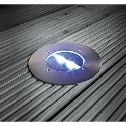 Clearance Flector Garten LED-Solar-Bodeneinbauleuchte rund