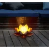 Clearance Flector Garten LED-Solar-Dekoleuchte Lotus kupfer