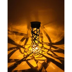 Clearance Flector Garten LED-Solarspieß Nova schwarz 2er-Set