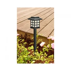 Hot Flector Garten LED-Solarspieß Laterne schwarz inkl Erdspieß