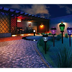 Online Flector Garten LED-Solarspieß Berry 10 x 47 cm Edelstahl