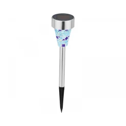 Best Flector Garten Solarleuchte Mosaikstick blau