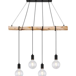 Clearance Flector Pendelleuchte Fleetwood mit Naturholz