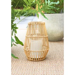 Best Flector Solarlaterne Bamboo Candlelight inkl Flackereffekt