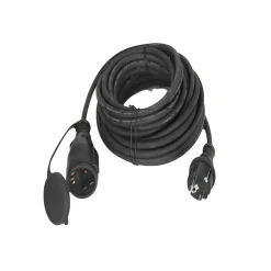 New Flector Technik Gummi-Verlängerung schwarz 10 m