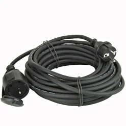 New Flector Technik Gummi-Verlängerung schwarz 10 m