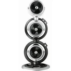 Flector Technik Standventilator Triple schwarz