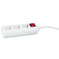 Clearance Flector Technik Tischsteckdose 3-fach weiß