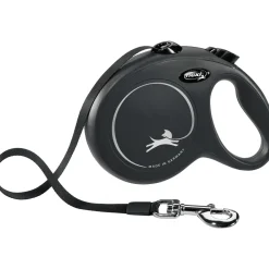Clearance Flexi New Classic Gurt L 5m schwarz