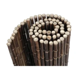 Best floraworld Sichtschutz Bambus-Matte schwarz 3x1,5 m