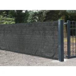 Best floraworld Sichtschutz HPDE-Gewebe Rolle anthrazit 180g/M2 5x1,5 m