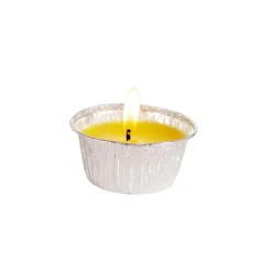 Sale Flower Power 4er Set Citronellakerze in Aluschale 8 x 3,5 cm