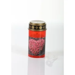 Flower Power LED Outdoor Grablampe mit Dorn TUMBA RED 7 x 13 cm Kunststoff