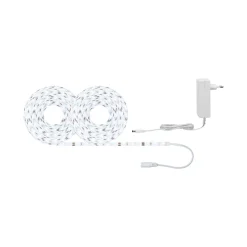 Paulmann FN SimpLED Strip Set 10m Tageslichtweiss22W 230/12V DC Weiss Metall Kst
