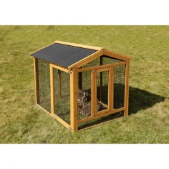 Clearance Freigehege Appartment Pro 115 x 90 x 85 cm braun