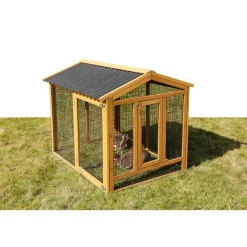 Clearance Freigehege Appartment Pro 115 x 90 x 85 cm braun