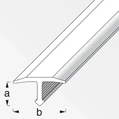 Outlet Fundamo Fugenabdeckprofil 14 mm 1m silber