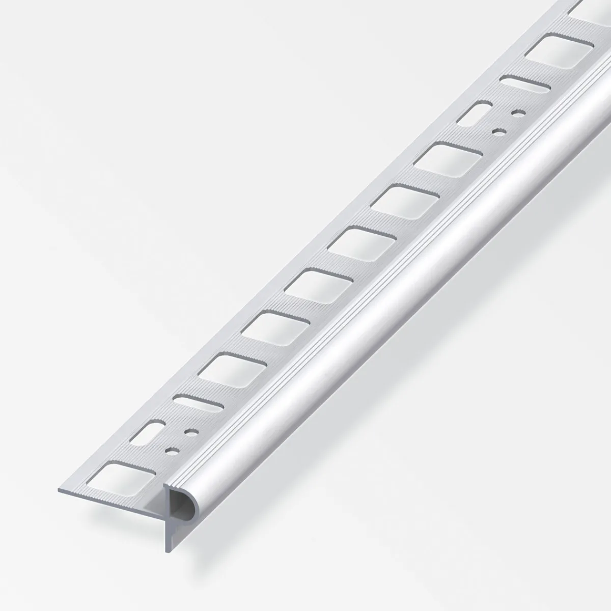Best Fundamo Treppenkantenprofil Florentiner 10 mm 2,5m silber