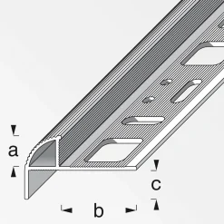 Hot Fundamo Treppenkantenprofil 10 mm 2,5m silber