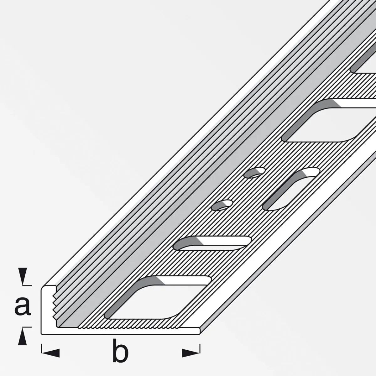 Best Fundamo Winkelprofil 10 mm 1m blank