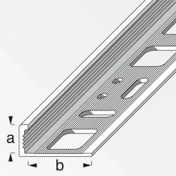 New Fundamo Winkelprofil 12,5 mm silber