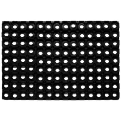 Hot Fussmatte Gummiring 80x120cm offenschwarz