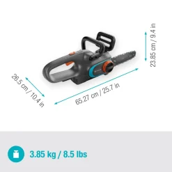 Sale Gardena Akku-Kettensäge PowerSaw 250/18V Solo Akkubetriebene Kettensäge