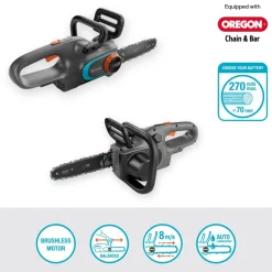 Sale Gardena Akku-Kettensäge PowerSaw 250/18V Solo Akkubetriebene Kettensäge