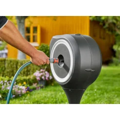 Hot Gardena Gartenschlauchbox RollUp S m weiß