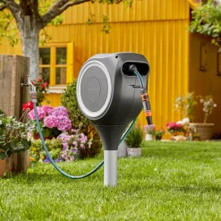 Hot Gardena Gartenschlauchbox RollUp S m weiß