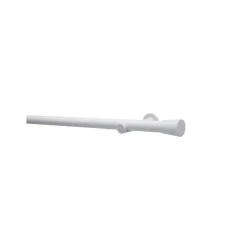 Clearance Gardinenstangen Korfu, 1-Lauf, Ø 28mm, weiß, Länge 200cm