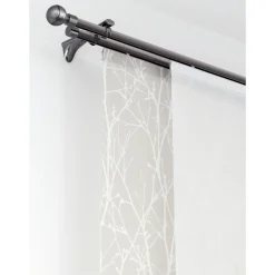 New Gardinia Gardinenstange Chicago mit Innenlauf Durchmesser 16 mm 240 cm titan