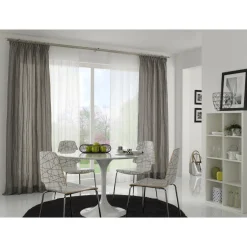 Online Gardinia Gardinenstange Chicago mit Innenlauf Durchmesser 16 mm 160 cm Edelstahl-Optik