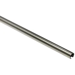 Sale Gardinia Gardinenstange Memphis mit Innenlauf Durchmesser 16 mm 160 cm Edelstahl-Optik